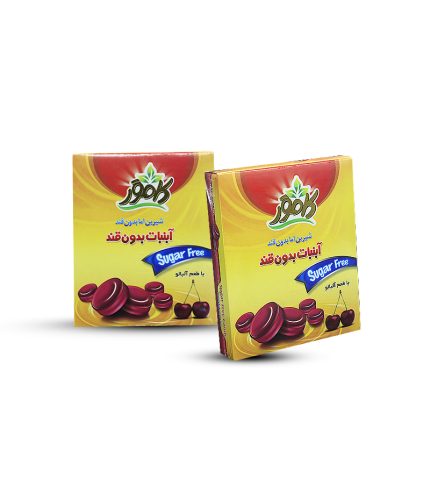 آبنبات طعم آلبالو بدون قند رژیمی
