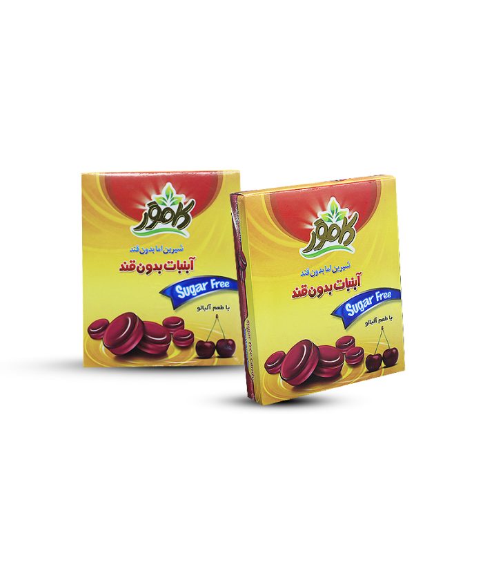آبنبات طعم آلبالو بدون قند رژیمی