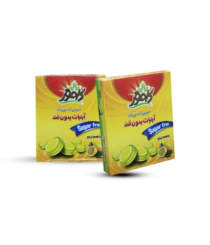 آبنبات طعم لیمو بدون قند رژیمی