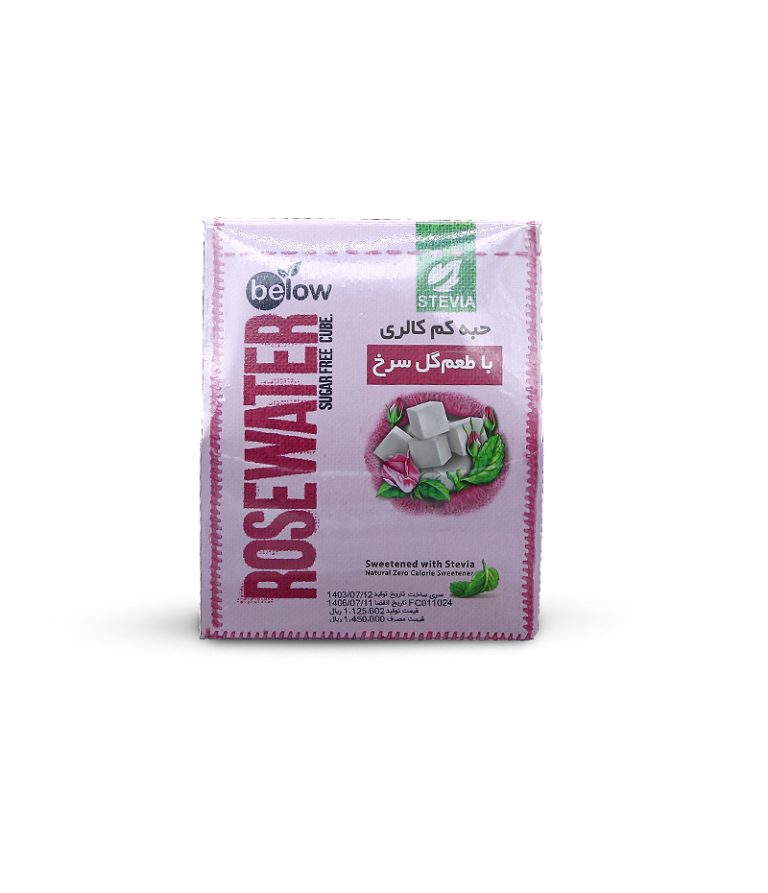 قند رژیمی طعم گل سرخ