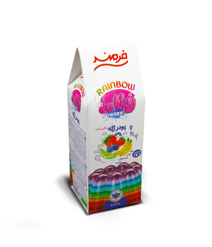 پودر ژله رنگین کمان