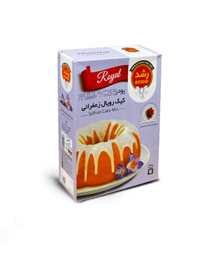 پودر کیک رویال زعفران