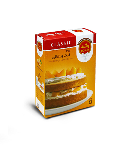 پودر کیک پرتقالی
