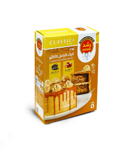 پودر کیک کارامل، کاکائو