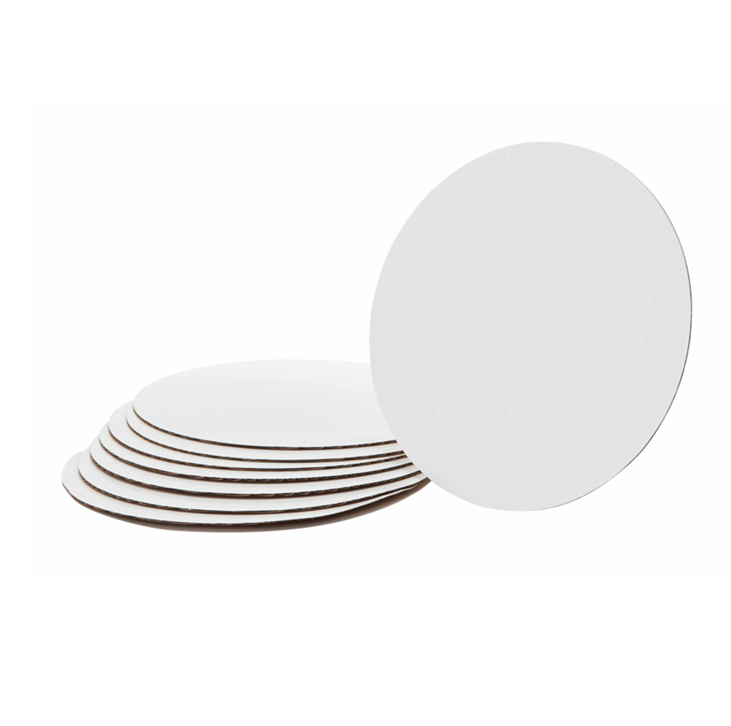 زیر کیکی ساده زیر کیکی دایره گرد MDF - تصویر 1